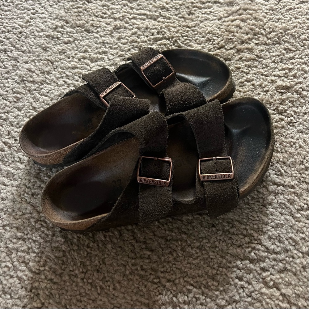 Birkenstock | Arizona Suede Strap Sandals